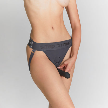 Strap on Me! Unique Harness - ONE SIZE - GREY