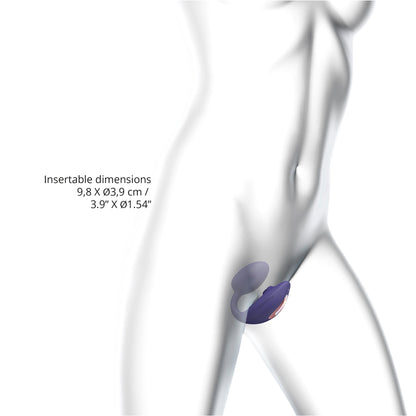 Love To Love WonderLover Clitoral and G-Spot Vibrator - Midnight Indigo