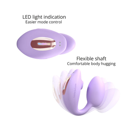 Love To Love WonderLover Clitoral and G-Spot Vibrator- Mauve