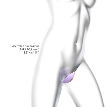 Love To Love WonderLover Clitoral and G-Spot Vibrator- Mauve