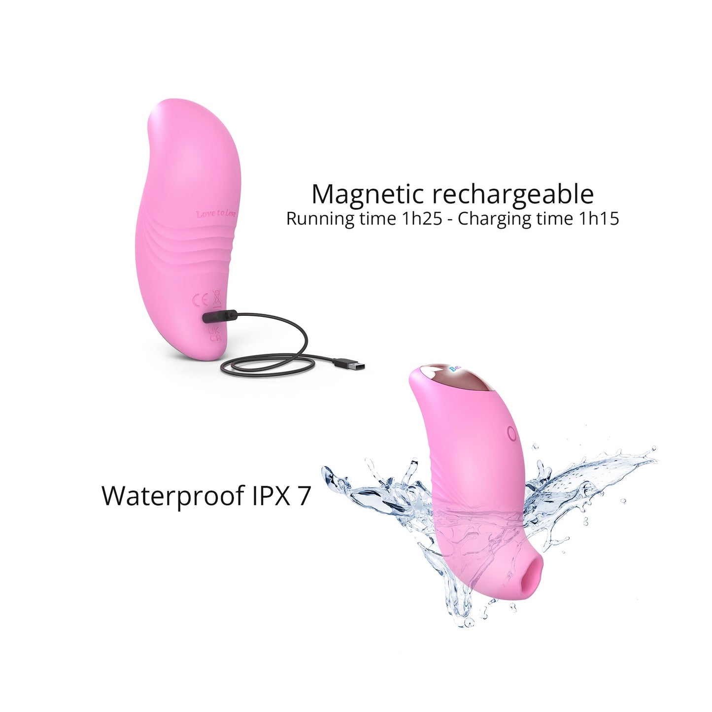Love To Love Believer Clitoral Stimulator -  Pink Passion