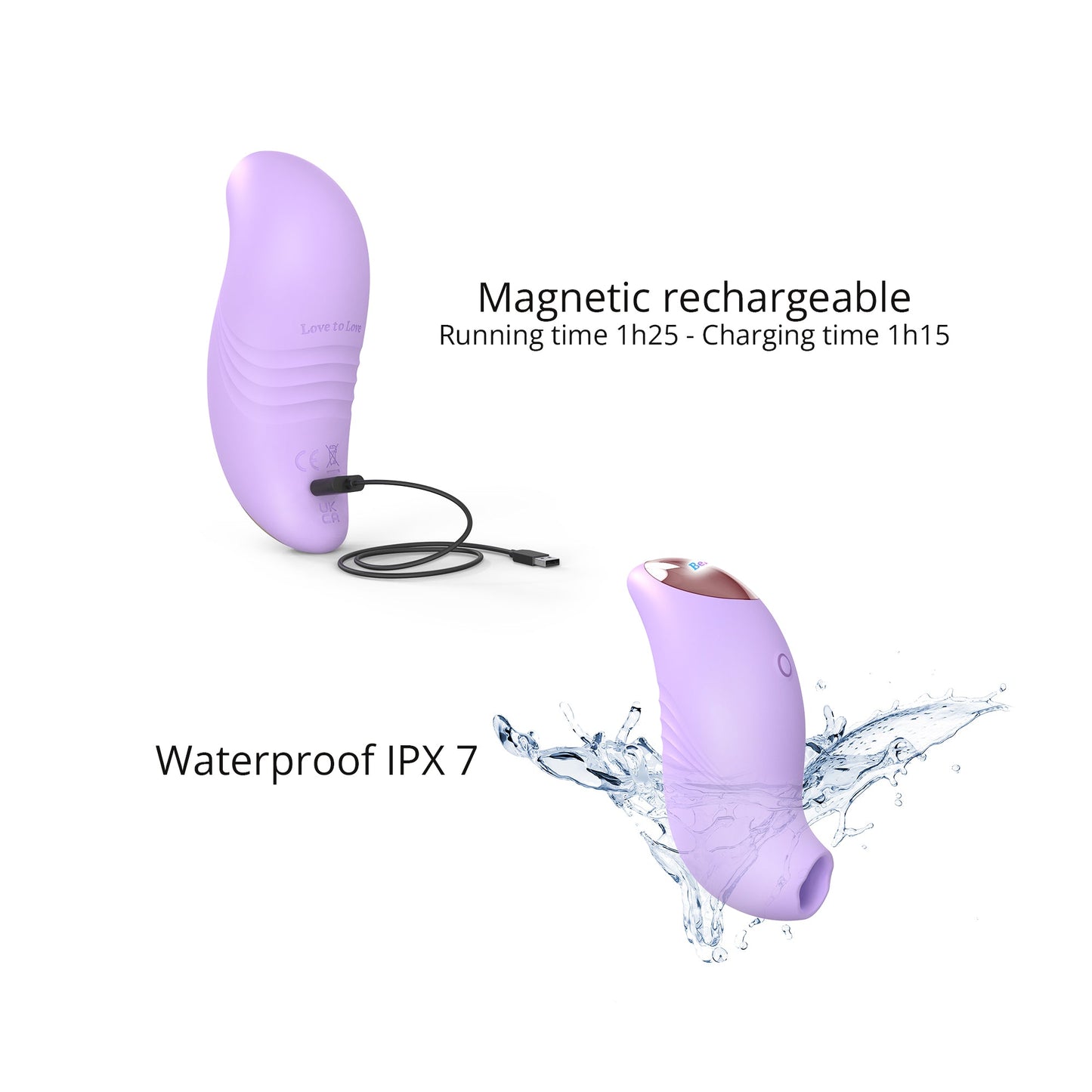 Love To Love Believer Clitoral Stimulator -  Viva Mauve