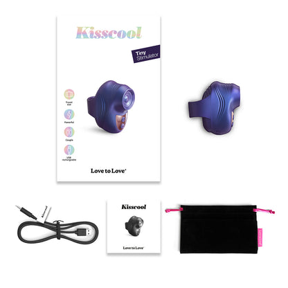 Love to Love Kisscool Tiny Stimulator -Indigo