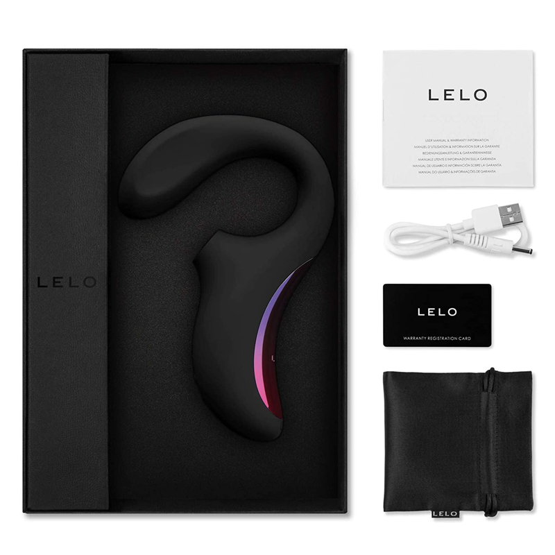 Lelo Enigma Dual Stimulation Sonic Massager - Black
