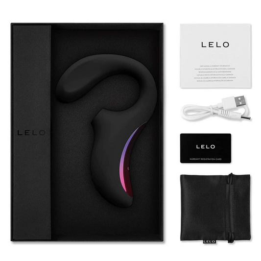Lelo Enigma Dual Stimulation Sonic Massager - Black