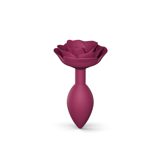 Love To Love Open Roses Anal Plug Medium - Plum Star