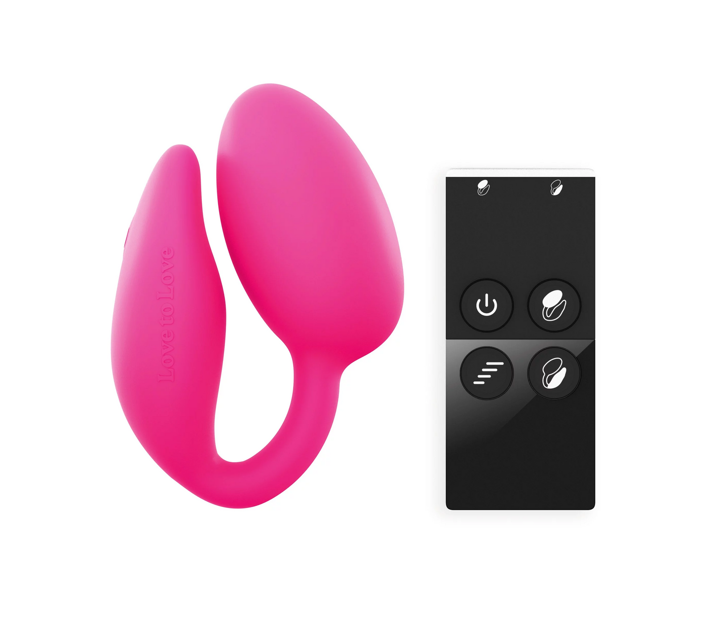 Love To Love WonderLove Dual Vibrator - DANGER PINK