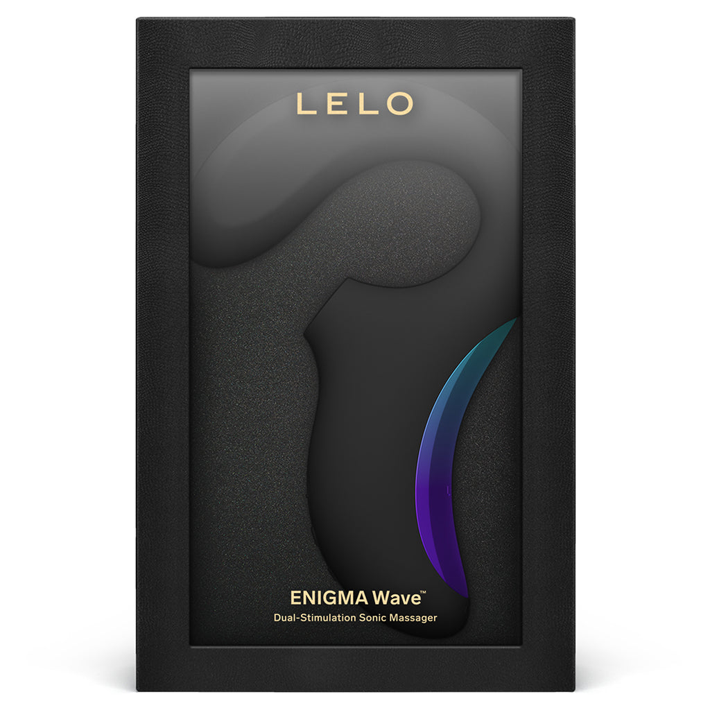 Lelo Enigma Wave Dual Stimulation Sonic Massager -  Black