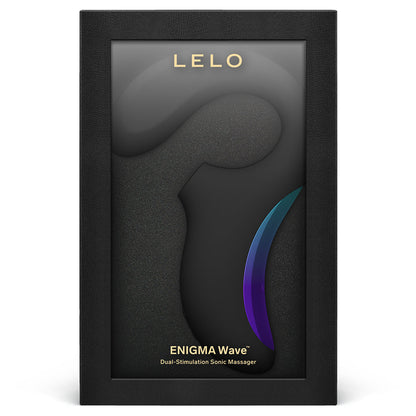Lelo Enigma Wave Dual Stimulation Sonic Massager -  Black