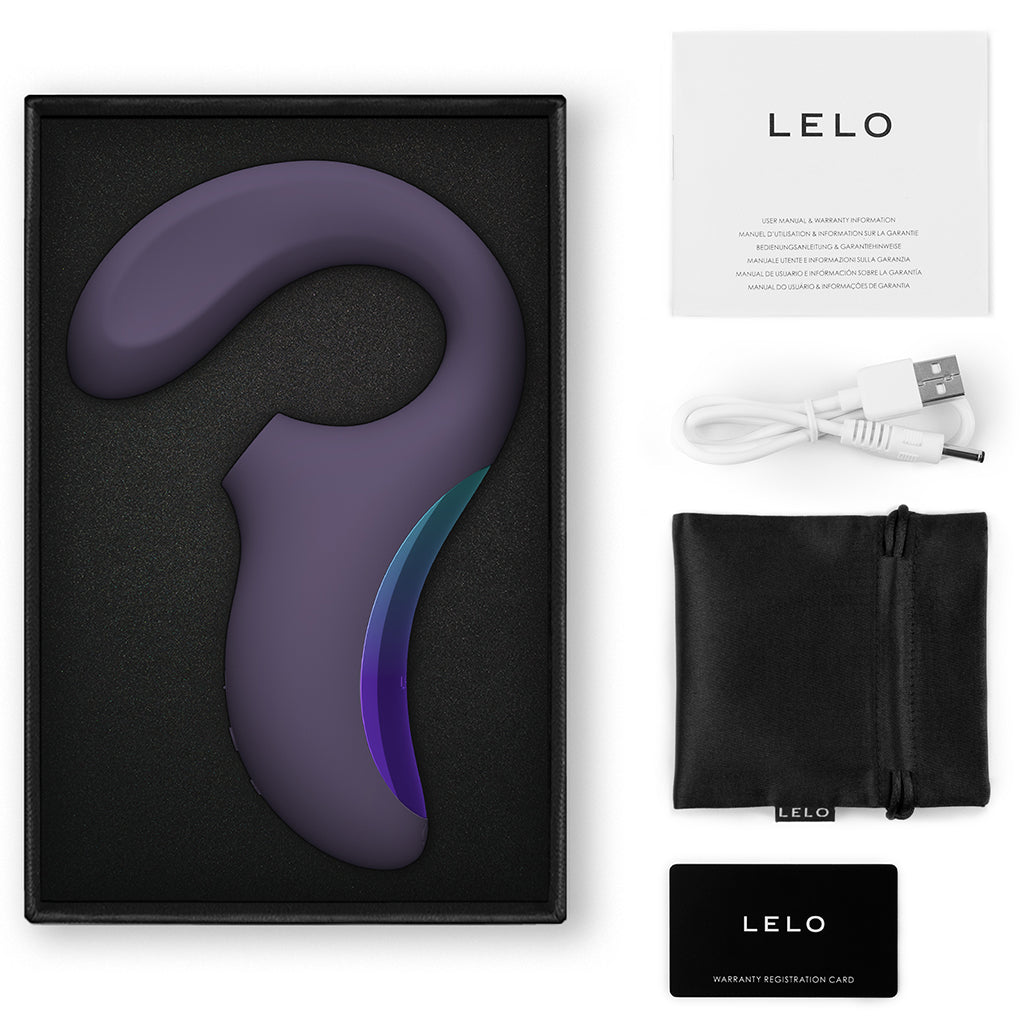Lelo Enigma Wave Dual Stimulation Sonic Massager - Cyber Purple
