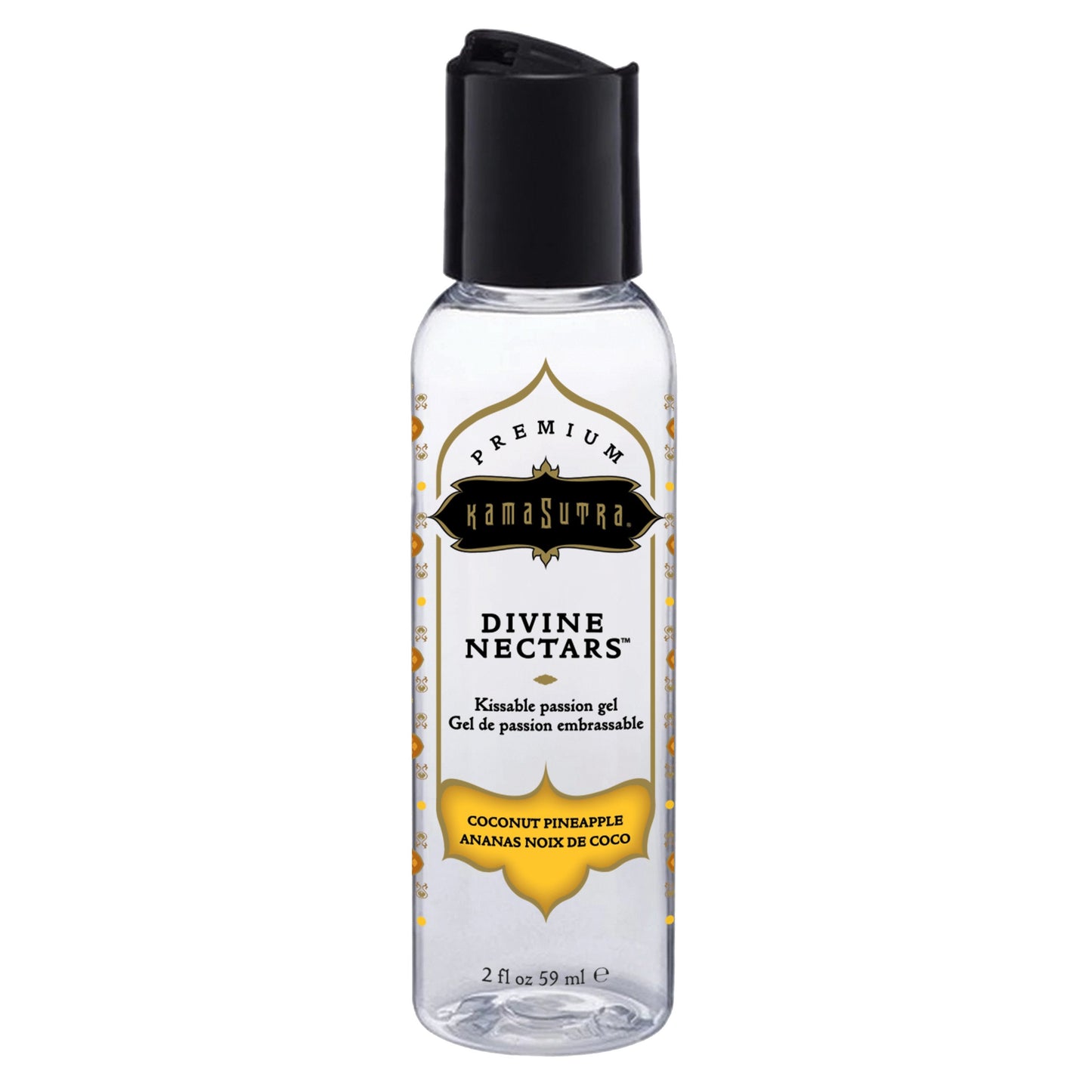 Kama Sutra Divine Nectars Flavored Body Glide Coconut Pineapple 2 fl oz