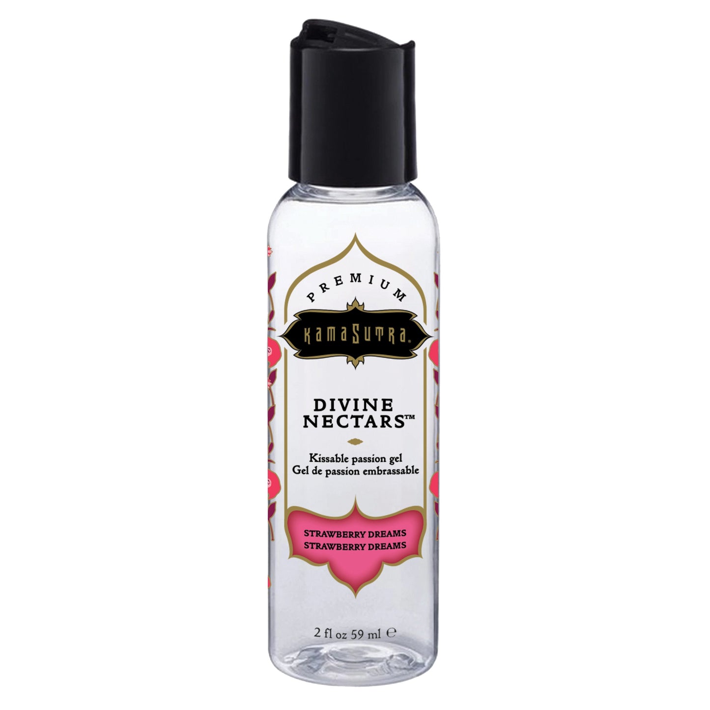 Kama Sutra Divine Nectars Flavored Body Glide Strawberry Dreams 2 fl oz