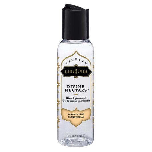 Kama Sutra Divine Nectars Flavored Body Glide Vanilla Crème 2 fl oz