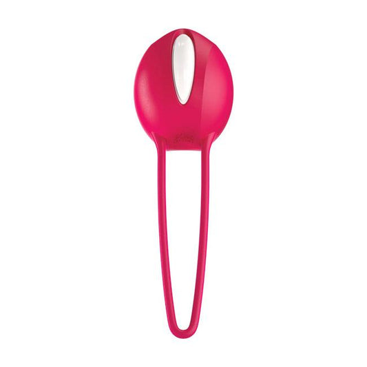 Fun Factory Uno Smartball Kegel Exerciser - White/India Red