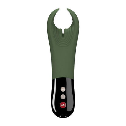 Fun Factory Manta Vibrating Stroker for Men Moss Green