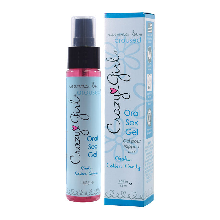 Crazy Girl Oral Sex Gel - Cotton Candy 2.2 oz