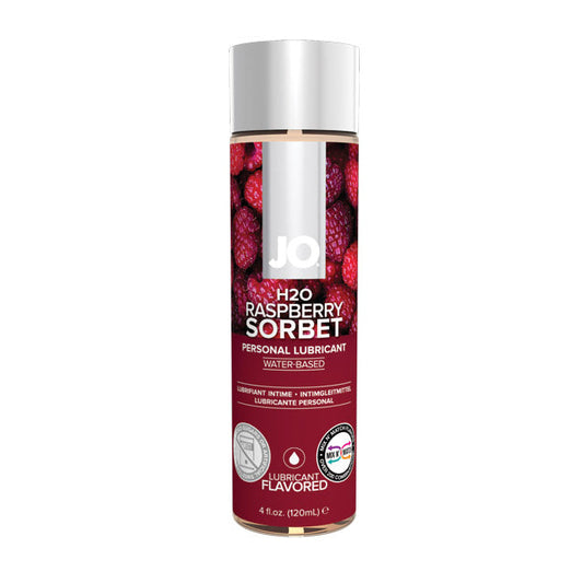 System JO H2O Raspberry Sorbet Flavored Lubricant 4oz