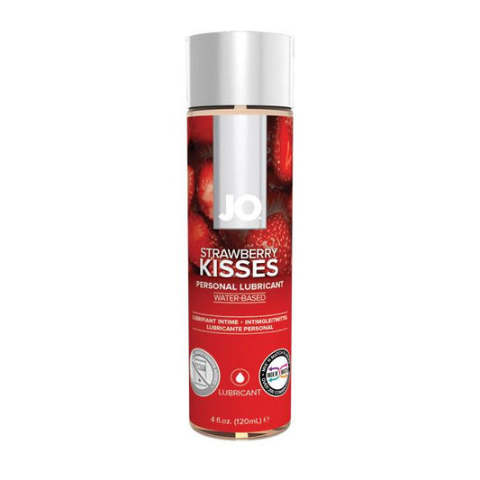 System JO H2O Strawberry Kisses Flavored Lubricant 4oz