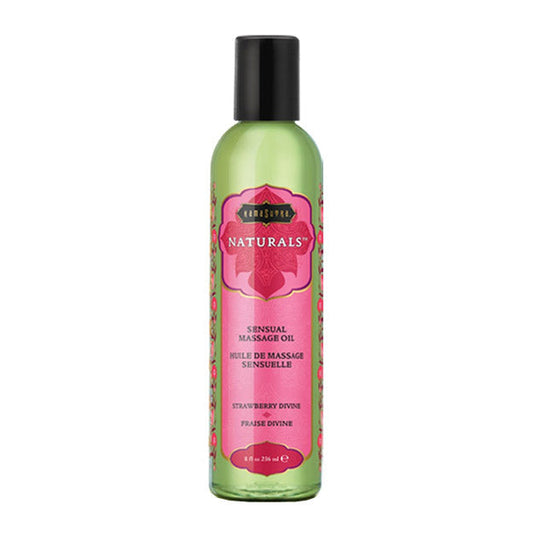 Kama Sutra Naturals Massage Oil Strawberry Dreams (8oz)