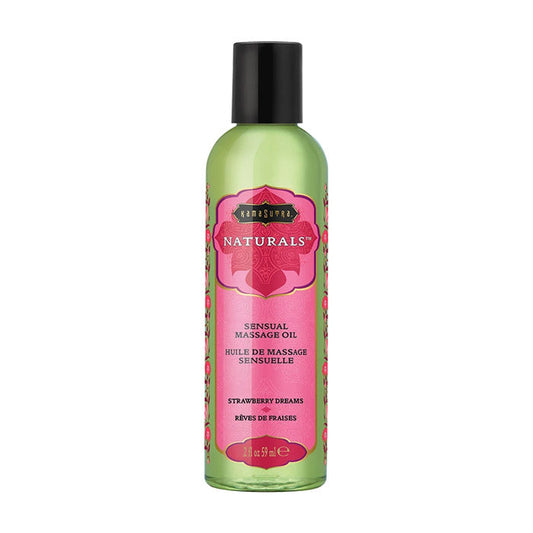 Kama Sutra Naturals Massage Oil Strawberry Dreams (2oz)