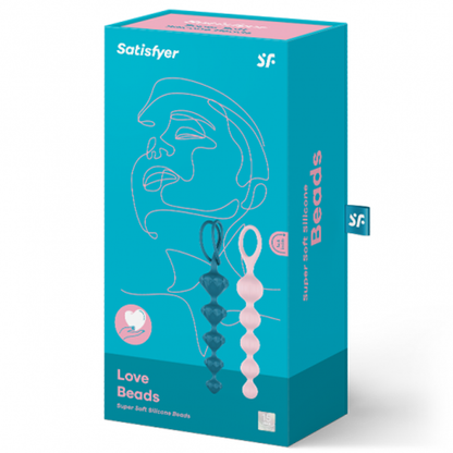 Satisfyer Love Beads Colored (set of 2)(Colored)- pink