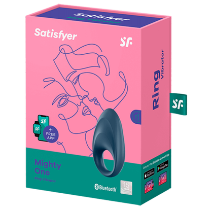 Satisfyer Mighty One Ring Vibrator  - Blue