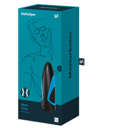 Satisfyer Men One Masturbator- Black/Blue