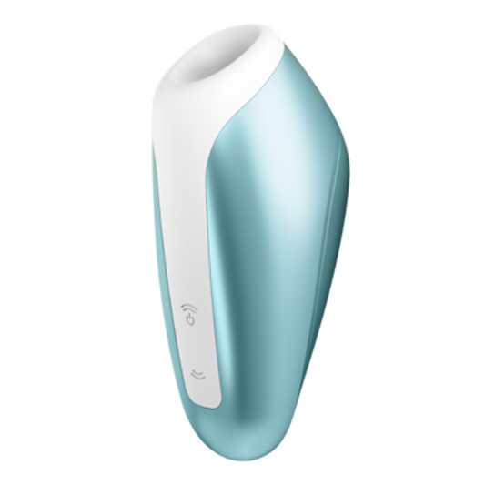 Satisfyer Love Breeze Clitoral Stimulator - Ice Blue