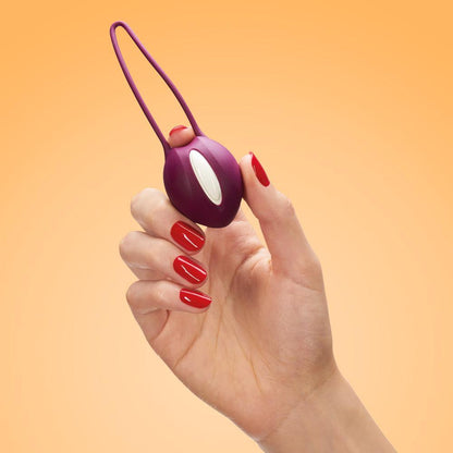 Fun Factory Uno Smartball Kegel Exerciser - White/India Red