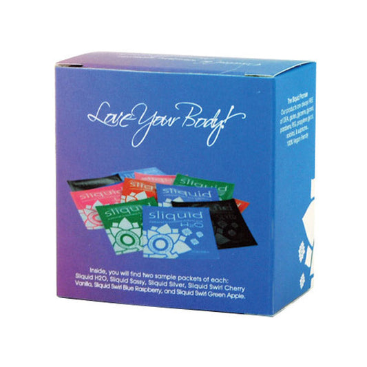 SLiquid Naturals Sampler Lube Cube