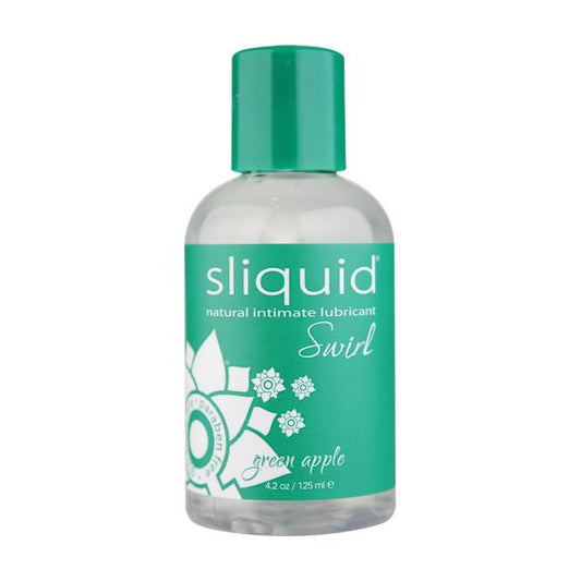 Sliquid Swirl Green Apple Flavored Lubricant 4.2 oz