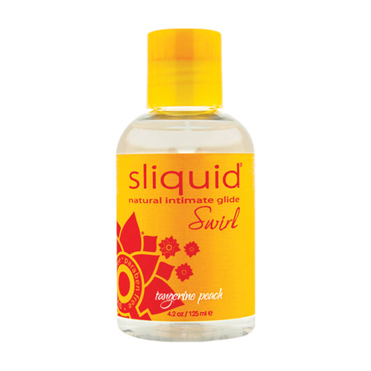 Sliquid Swirl Tangerine Peach Flavored Lubricant 4.2 oz