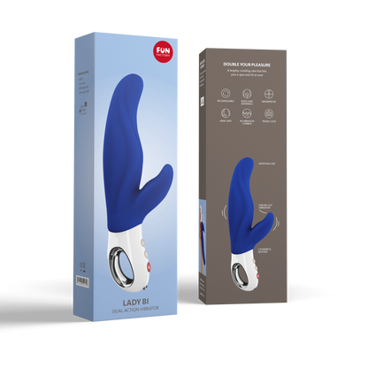 Fun Factory Lady Bi Rabbit Vibrator - India Red
