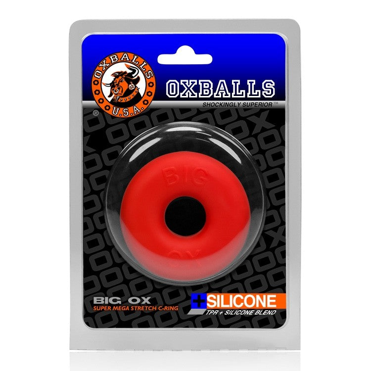 Oxballs Big Ox Cock Ring - RED ICE