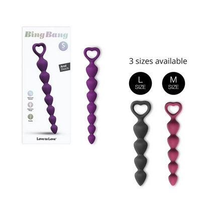 Love To Love Bing Bang Anal Plug Small - Purple