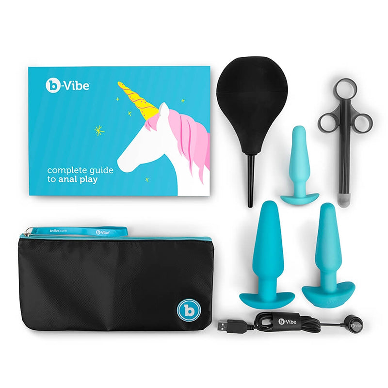 b-Vibe Anal Training Kit & Education Set | Blue