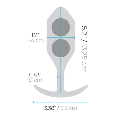 B-Vibe SNUG PLUG 4 | NAVY