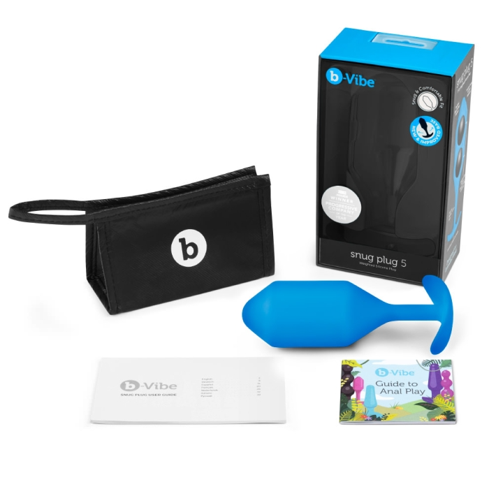 B-Vibe SNUG PLUG 5 | BLUE