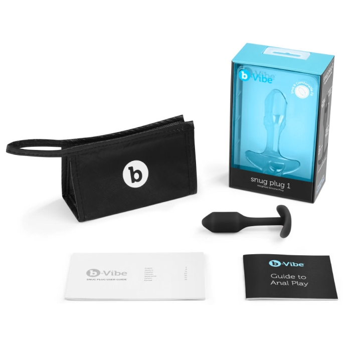 B-Vibe SNUG PLUG 1 | BLACK