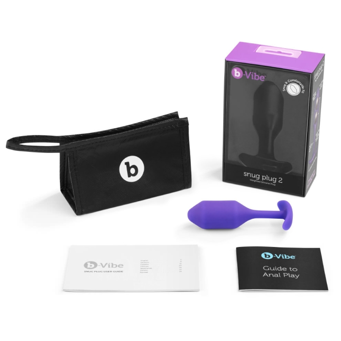 B-Vibe SNUG PLUG 2 | PURPLE