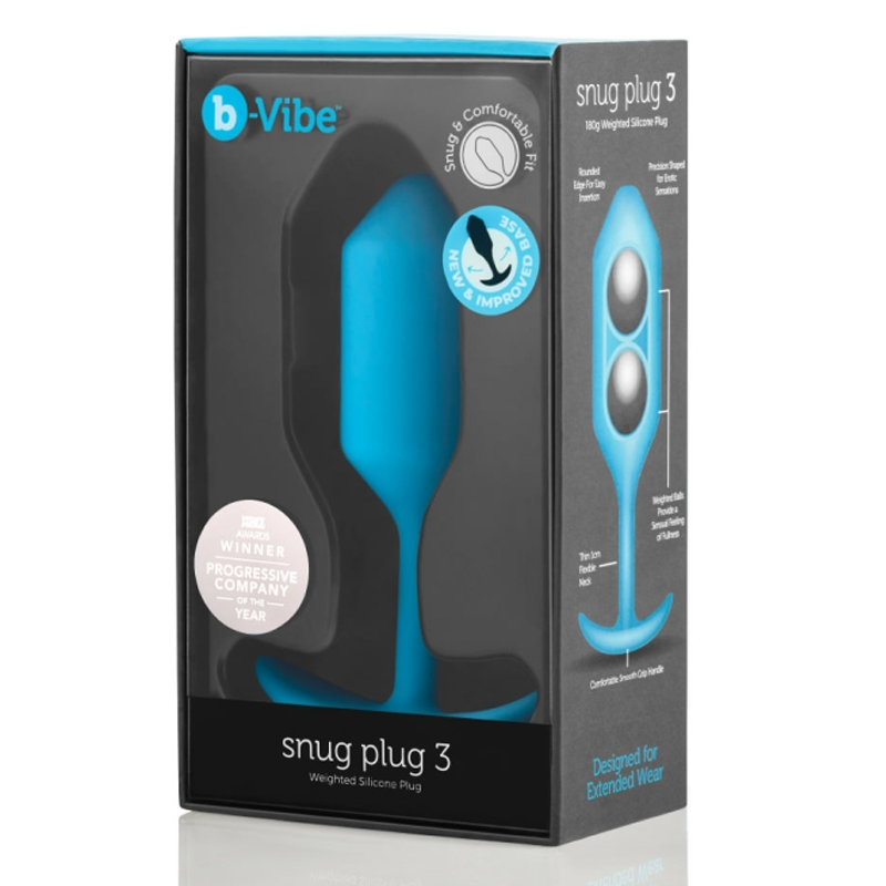 B-Vibe SNUG PLUG 3 | TEAL
