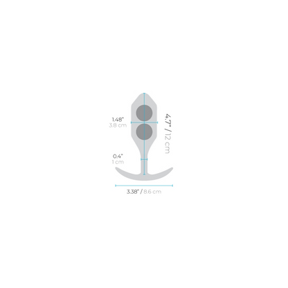 B-Vibe SNUG PLUG 3 | TEAL