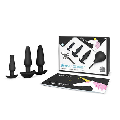 b-Vibe Anal Training Kit & Education Set | BLACK