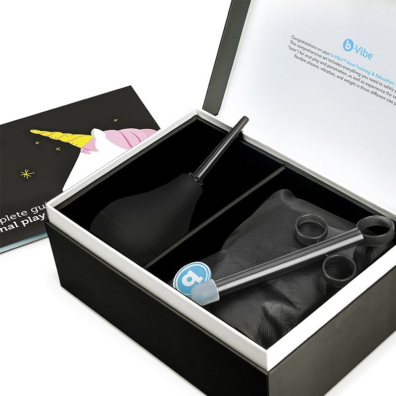 b-Vibe Anal Training Kit & Education Set | BLACK
