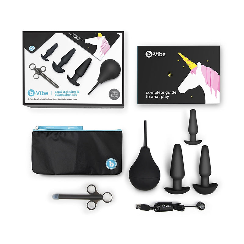 b-Vibe Anal Training Kit & Education Set | BLACK