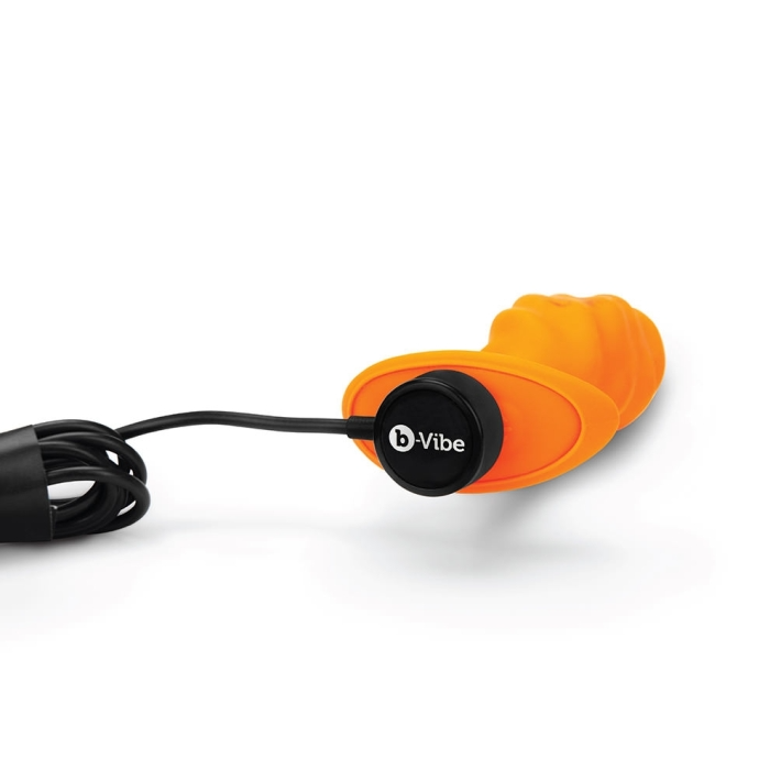 b-Vibe SWIRL TEXTURE PLUG | ORANGE