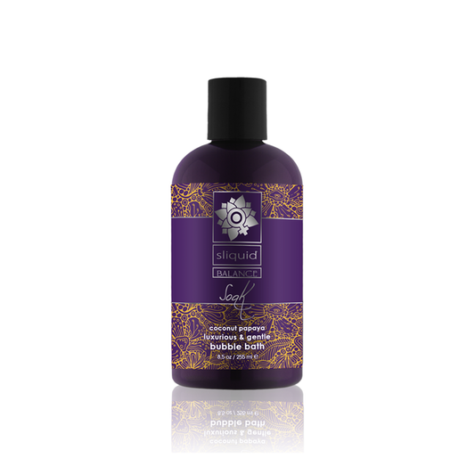 Sliquid Soak Coconut Papaya Bubble Bath 8.5 oz