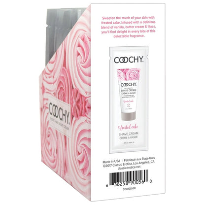 Coochy Shave Cream Frosted Cake 24 pcs. set