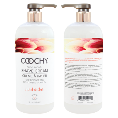 Coochy Cream Sweet Nectar Shave Cream 32oz