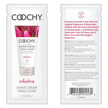Coochy Shave Cream Seduction Sachet